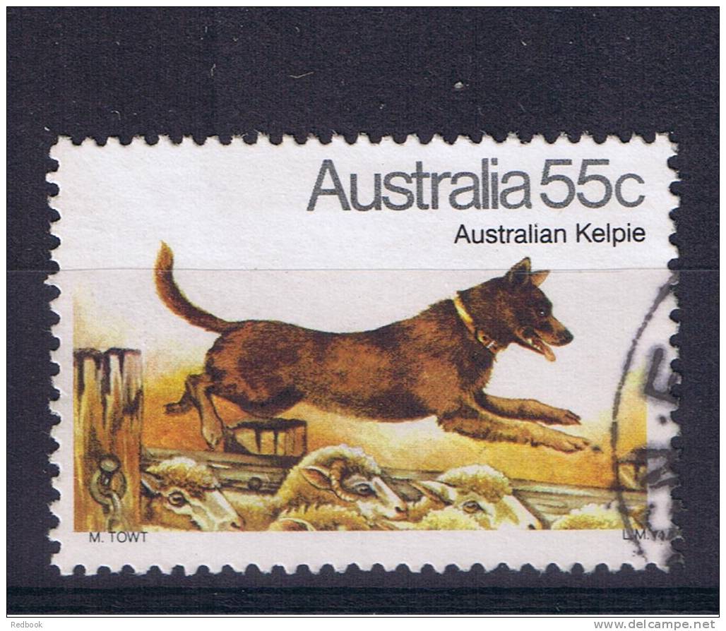 RB 738 - Australia 1980 - Dogs 55c "Kelpie" Fine Used Stamp - Oblitérés