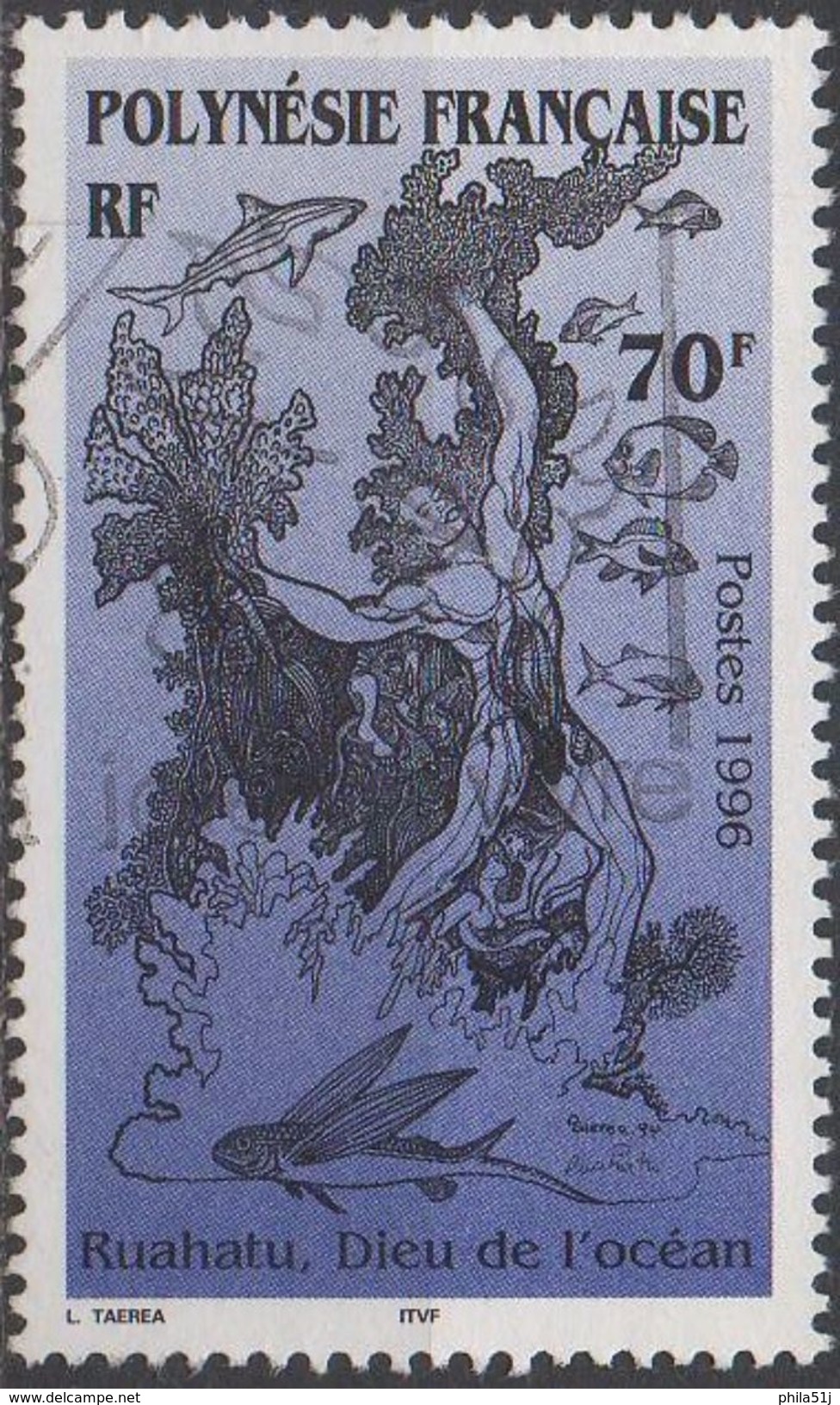 POLYNESIE  FRANCAISE  N°517__OBL VOIR SCAN - Used Stamps