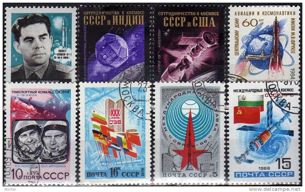 Tag der Kosmonautik Raumfahrt Erde Satellit Kosmos Sowjetunion Heft 1/90 o 50€ Raumschiff space set from USSR CCCP SU