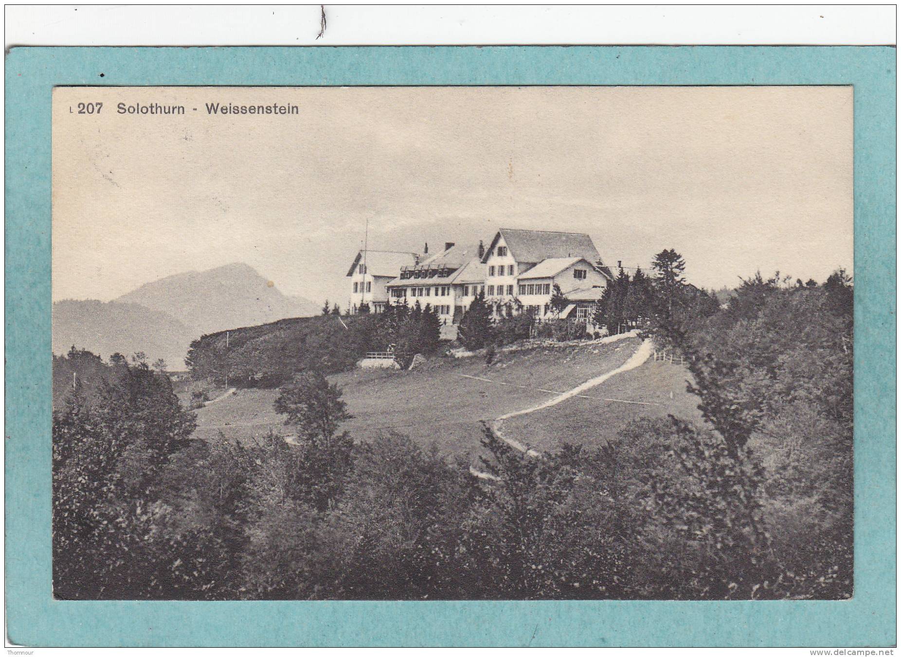 SOLOTHURN - (  SOLEURE )  -  Weissenstein  -  1911  -  TRES  BELLE CARTE    - - Soleure