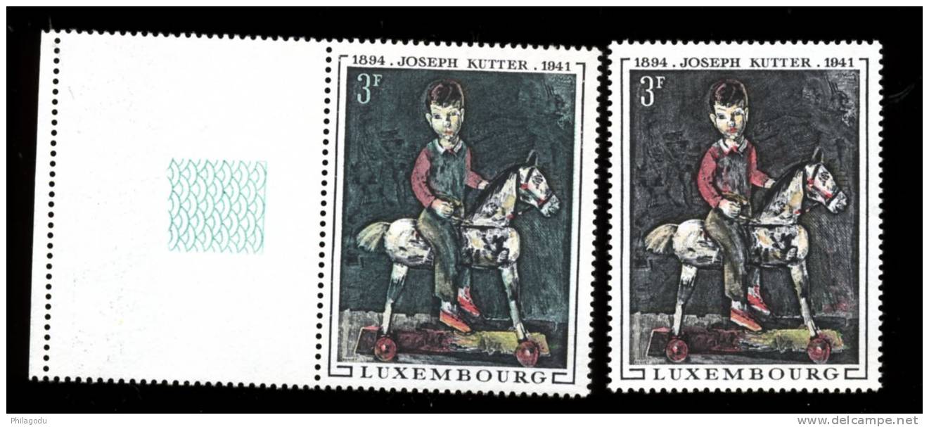 741a Couleur Verte Manquante  Parfait ** Sans Charnière - Errors & Oddities