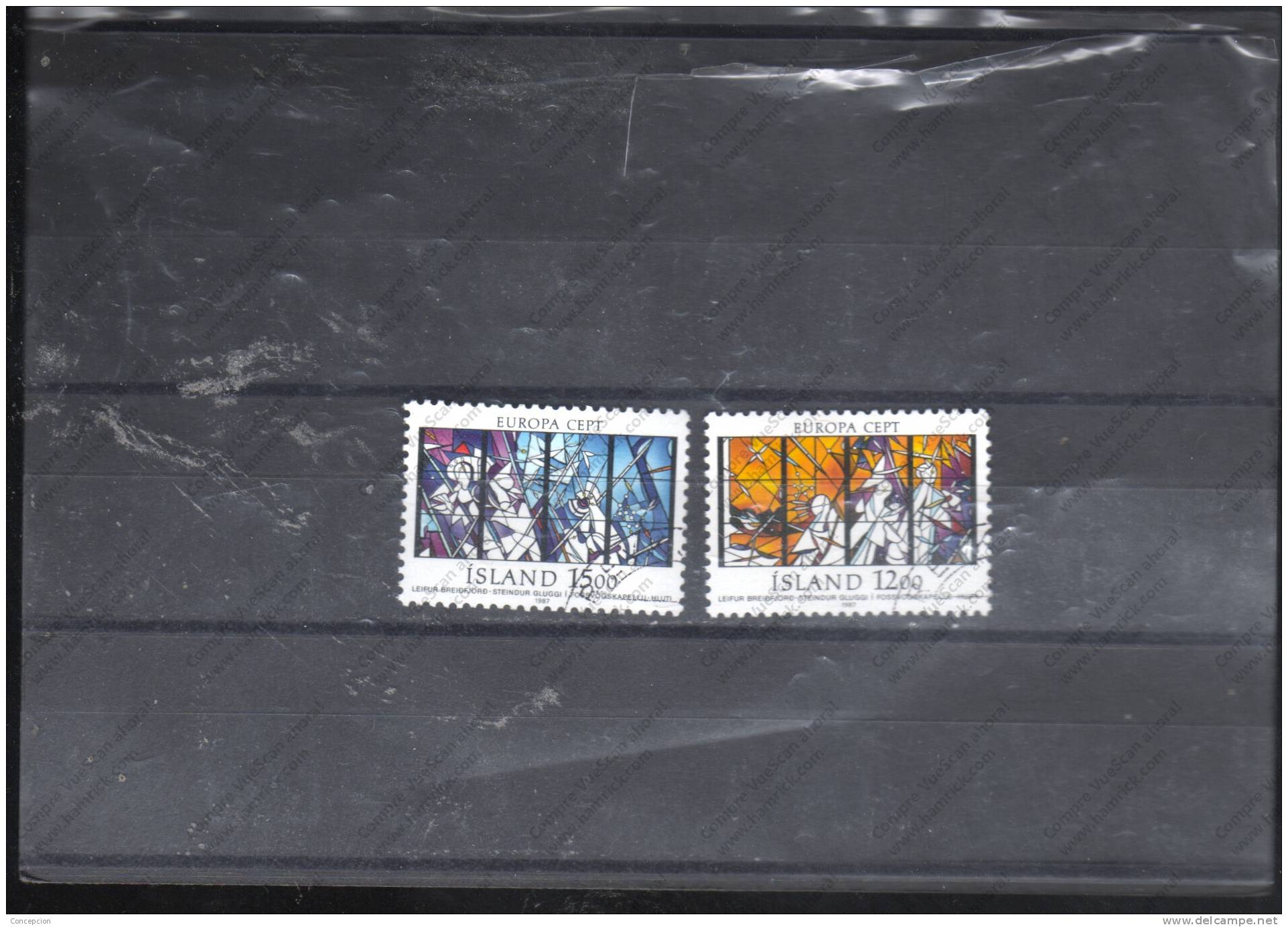 ISLANDIA Nº 618 Al 619 - 1987