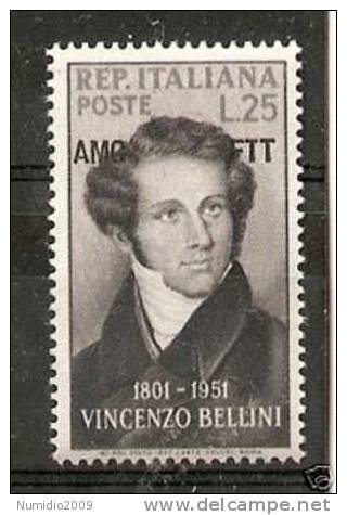 1952 TRIESTE A BELLINI MNH ** - RR6012 - Ungebraucht