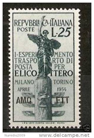 1954 TRIESTE A ELICOTTERO MNH ** - RR6038 - Neufs