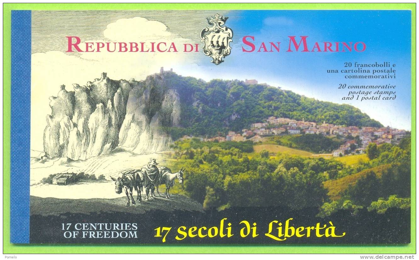 SAN MARINO -  17° Centenario Fondazione Della Repubblica - Carnets