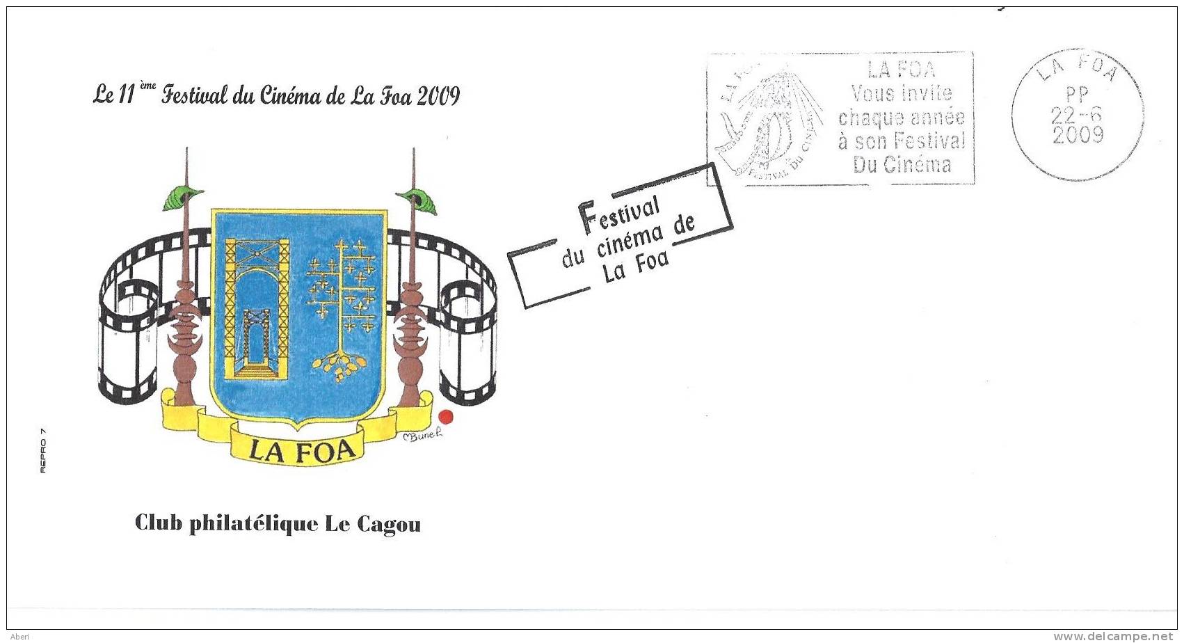 6423  11é Festival Du Cinema - LA FOA PP - NOUVELLE CALEDONIE - Storia Postale