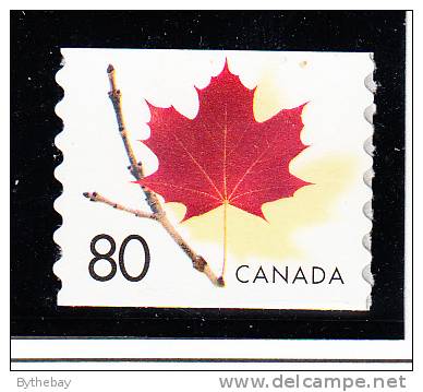 Canada MNH Scott #2009 80c Red Maple Leaf Coil - Unused Stamps
