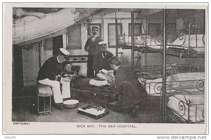 Sick Bay SEA Hospital The Star Series Used 1907 - Santé