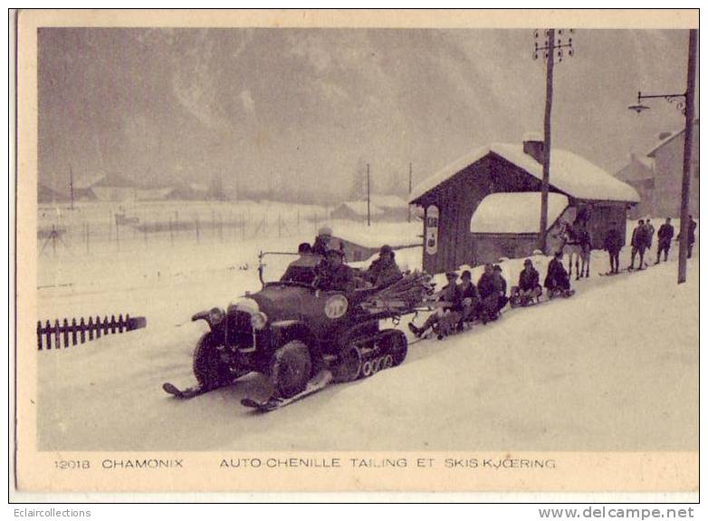 Chamonix      74      .Auto Chenille Tailing  Et Skis Kjoering - Chamonix-Mont-Blanc