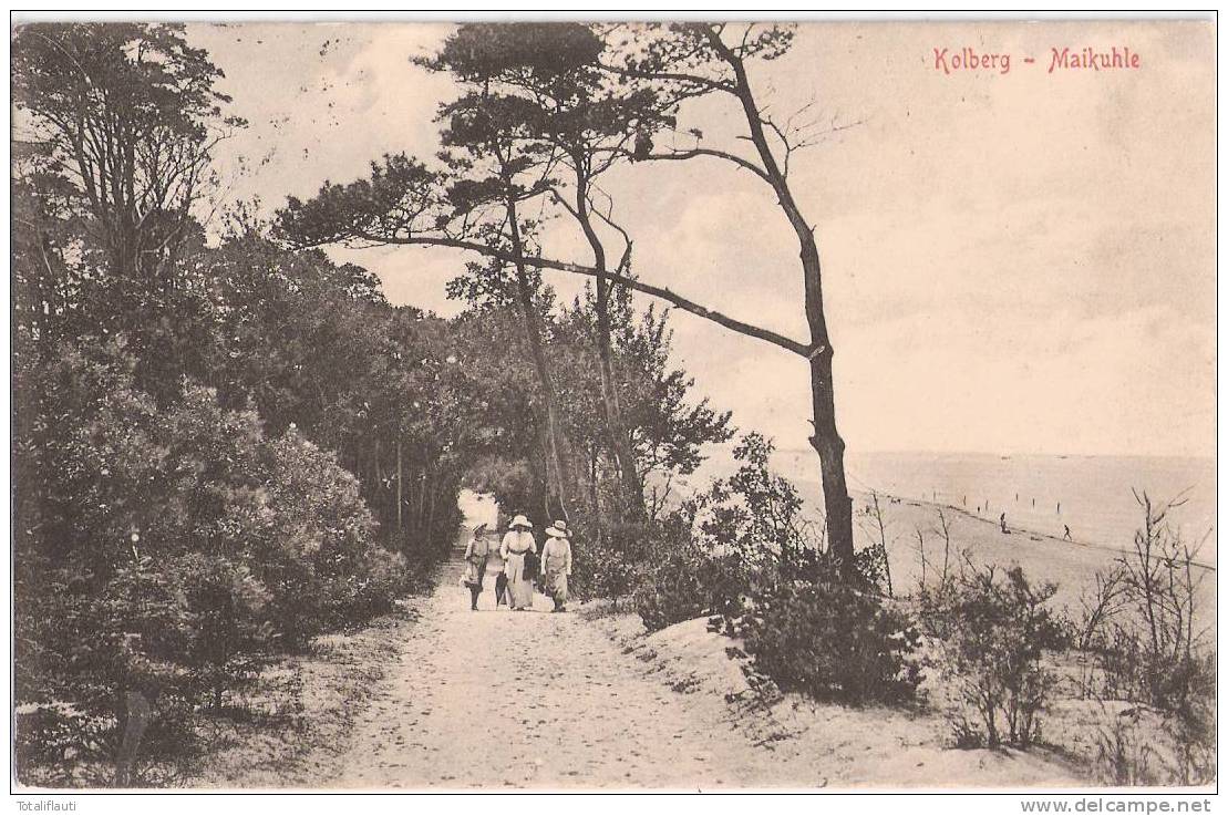 Kolberg Maikuhle Belebt 14.7.1915 Gelaufen  Kolobrzeg - Pommern