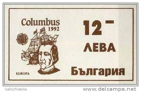 1992-BULGARIA-EUROPA CEPT-LIBRETTO / BOOKLET. MNH - 1992