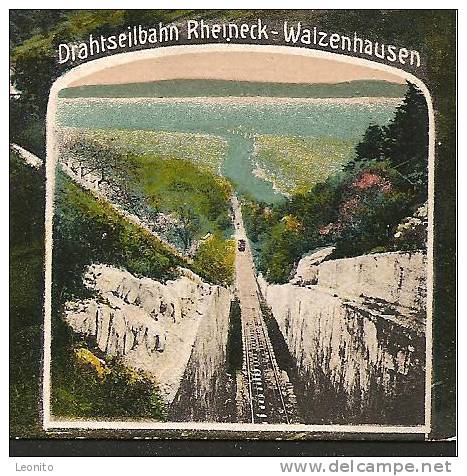 Drahtseilbahn Rheineck - Walzenhausen Mit Detailansicht 1919 - Walzenhausen