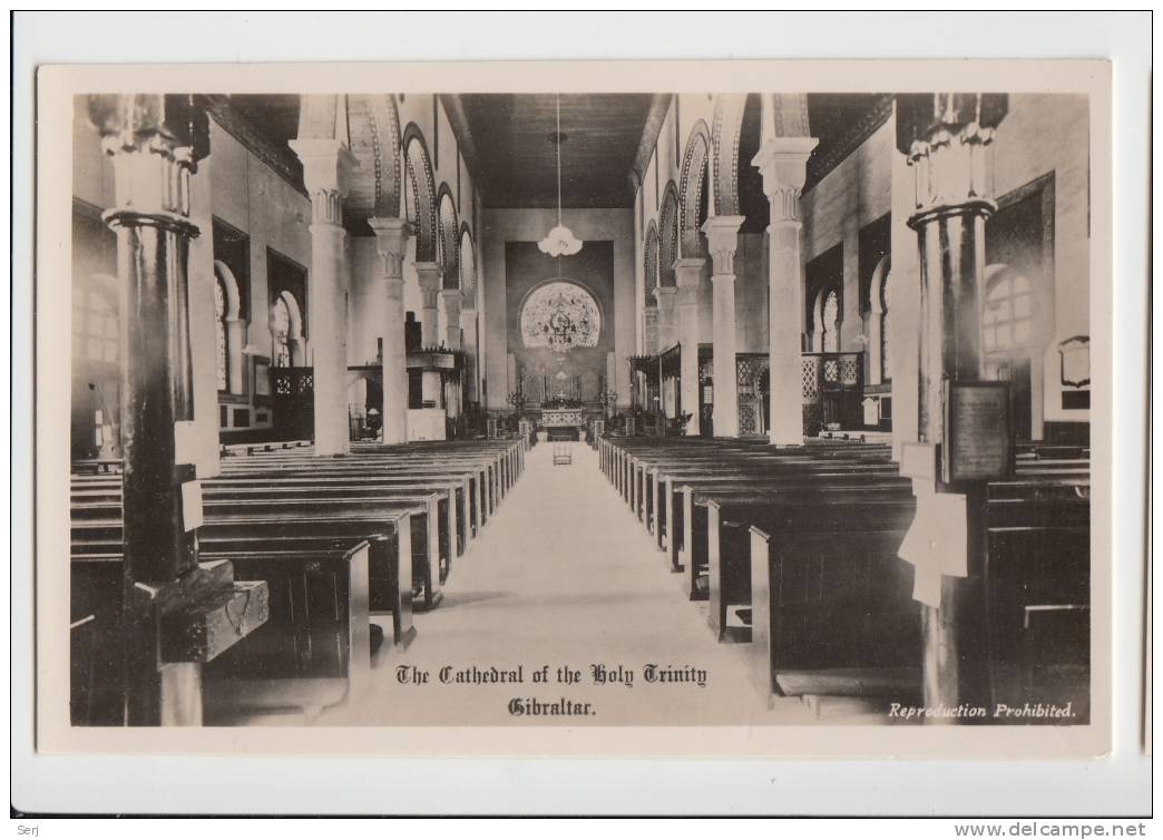 Holy Trinity Cathedral  . CPA . GIBRALTAR . - Gibilterra