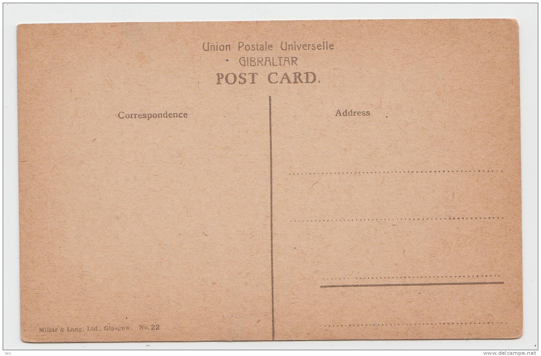 Gibraltar, Waterport Street And The Exchange . CPA . GIBRALTAR . - Gibilterra