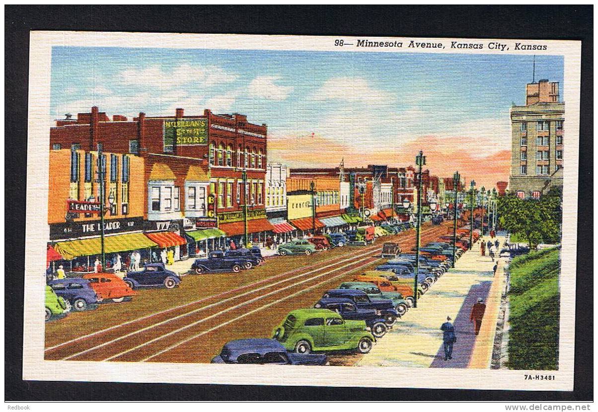 RB 739 - Postcard - Minnesota Avenue - Kansas City USA - Kansas City – Kansas