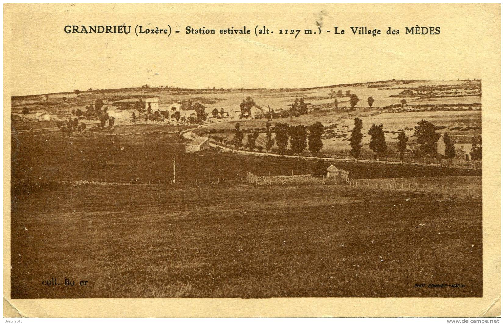 48 - GRANDRIEU -  STATION ESTIVALE (ALT 1127 M) LE VILLAGE DES MÈDES - Gandrieux Saint Amans