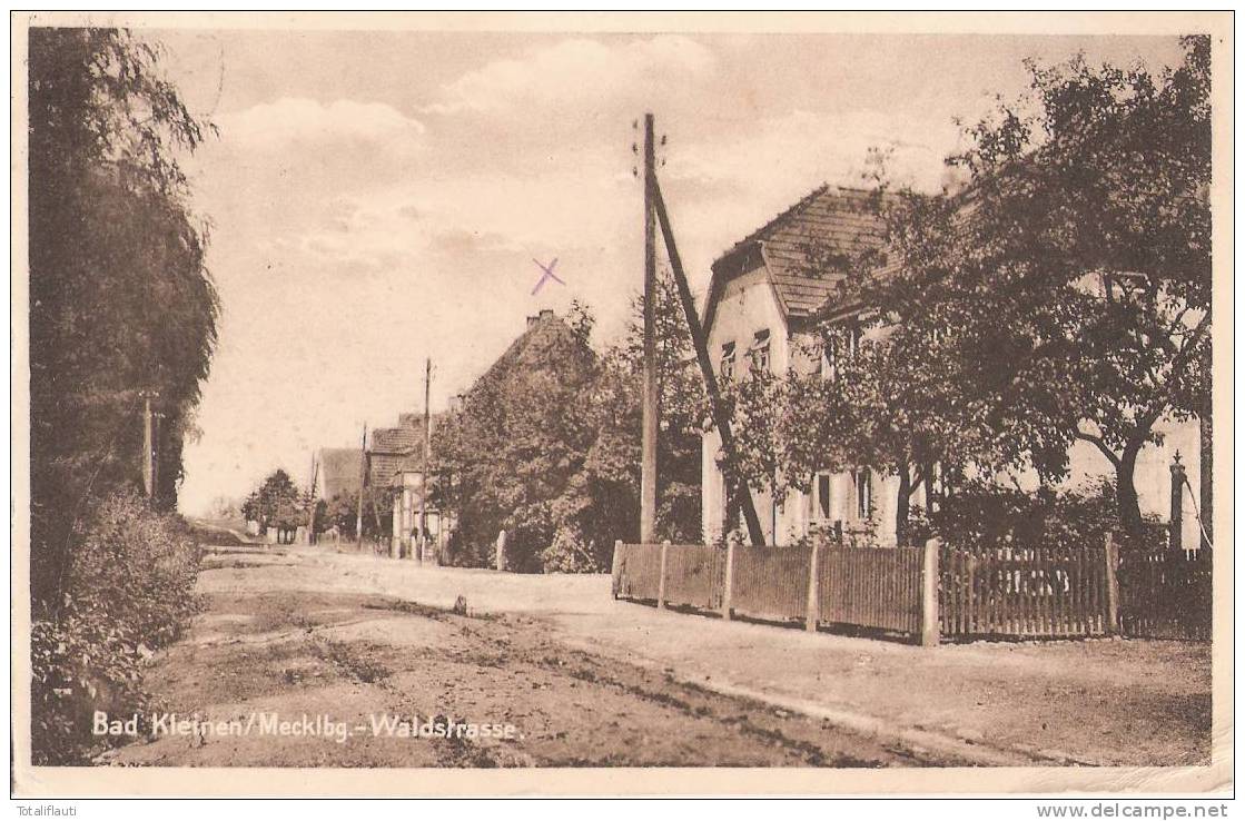 Bad Kleinen Mecklenburg Waldstaße Villen 5.5.1929 Gelaufen - Schwerin