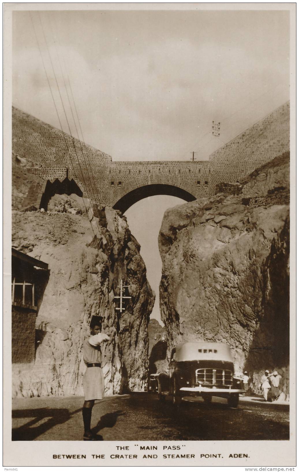 ASIE - YEMEN - The "Main Pass" Between The Crater And Steamer Point,  ADEN - Yemen