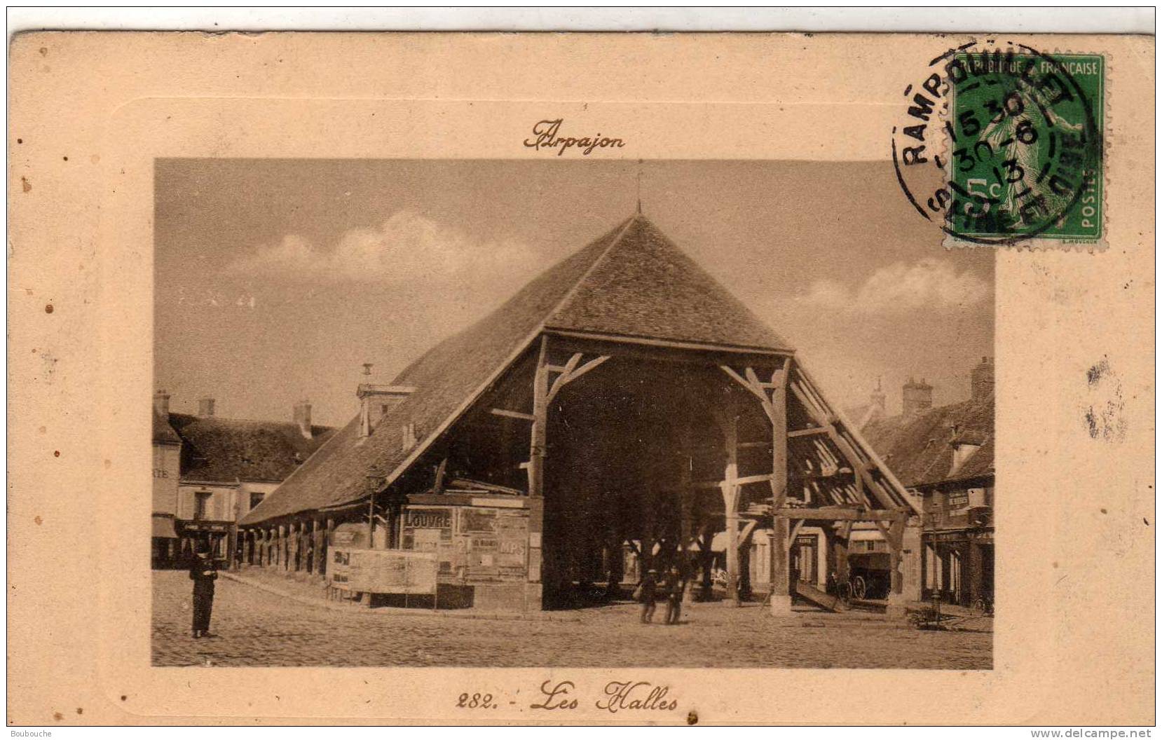 CPA De ARPAJON Les Halles PEU COURANTE Sous Cette édition - Arpajon