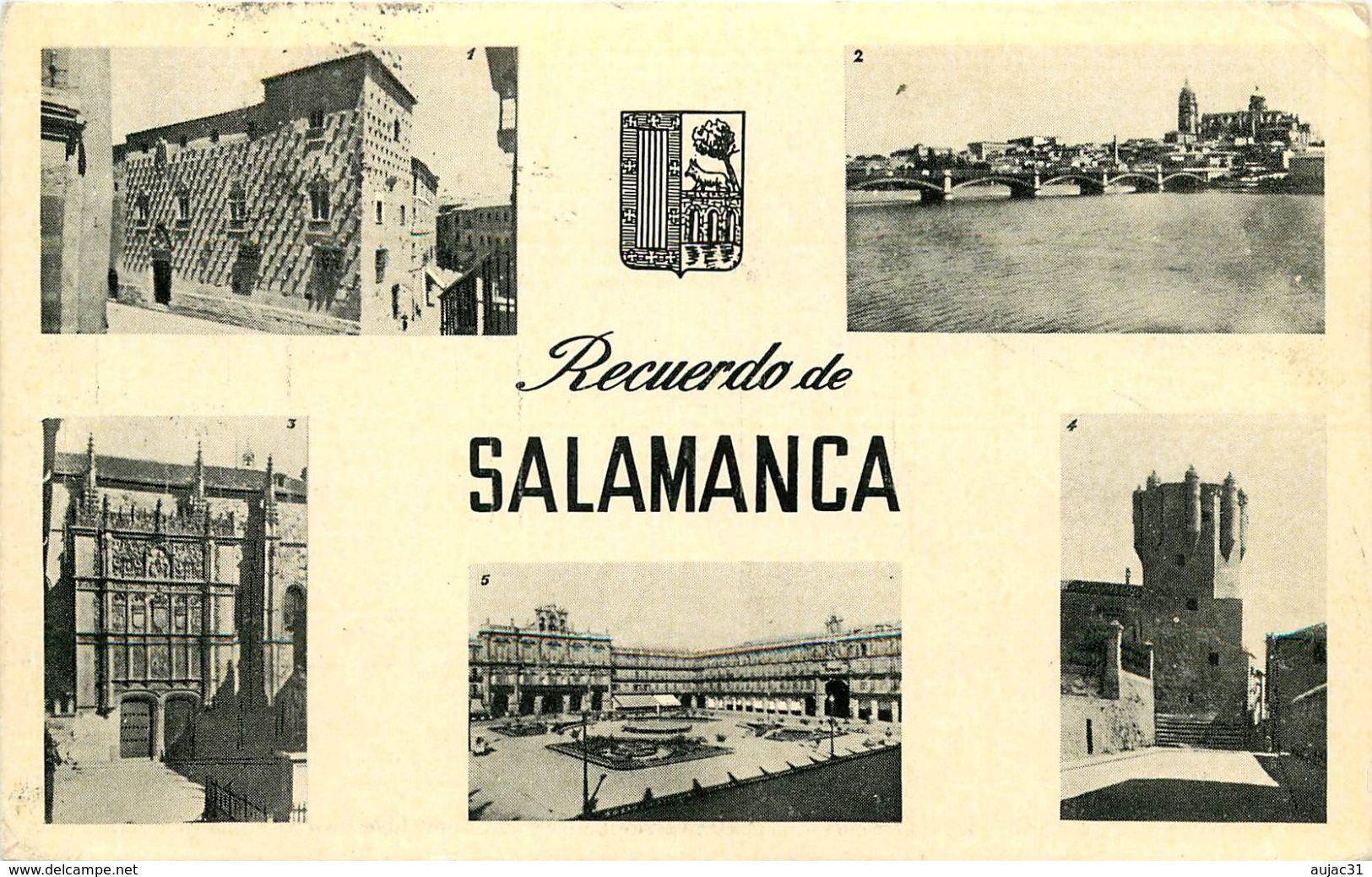 Espagne - Spain - Espana - Castilla Y Leon - Salamanca - Recuerdo De Salamanca - Multivues - état - Salamanca