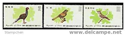 Taiwan 1979 Birds Stamps Bird Pheasant Babbler Yuhina Fauna Resident Swinhoe - Neufs