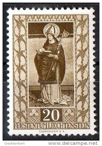 Liechenstein 1952 20r Painting MNH  SG 310 - Neufs