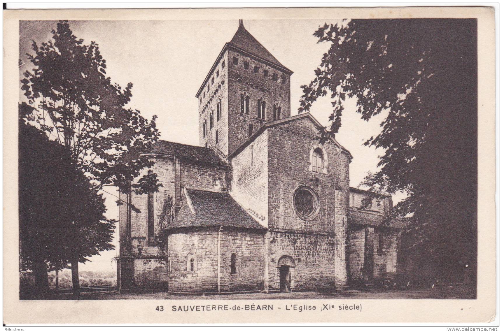 CPA - (64) Sauveterre De Béarn - L´église - Sauveterre De Bearn