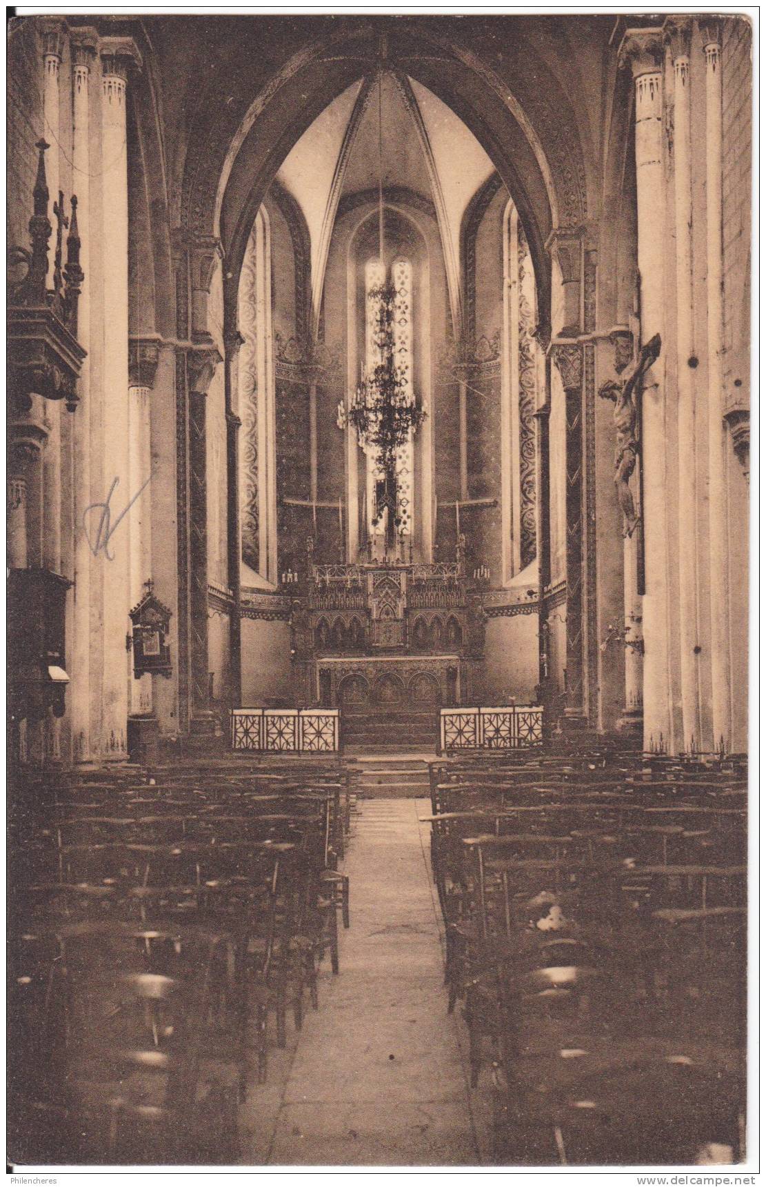 CPA - (64) Sauveterre De Béarn - Intérieur De L´église - Sauveterre De Bearn