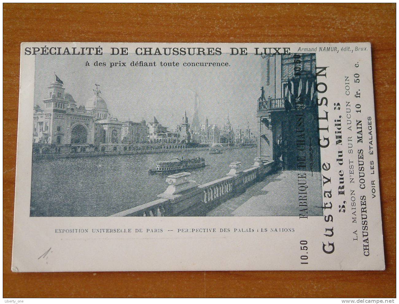 Exposition Universelle De PARIS ( Reclame Gustave GILSON ) / Anno 19?? ( Phot. ? - Zie Foto Voor Details ) !! - Autres & Non Classés