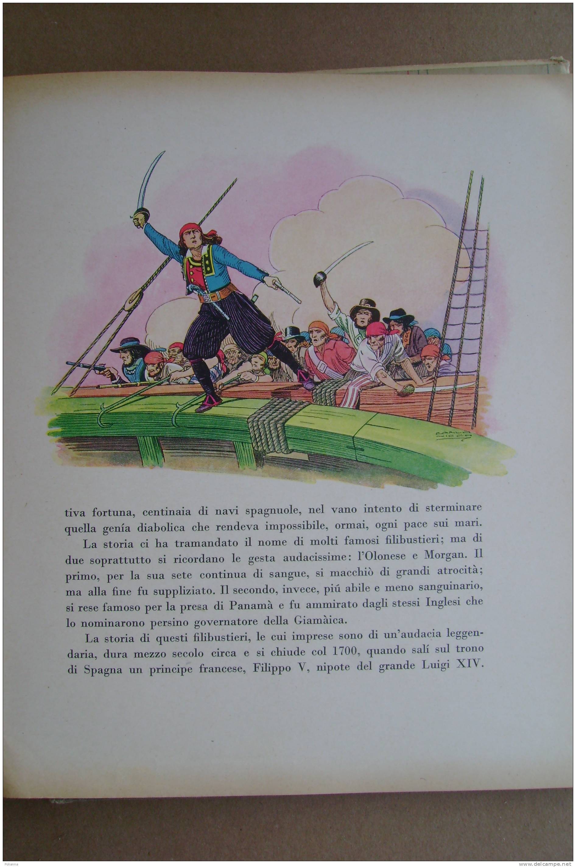 PAR/25 CAPITANI CORSARI E AVVENTURIERI Scala D´Oro 1936 /illustrazioni Nicco - Anciens