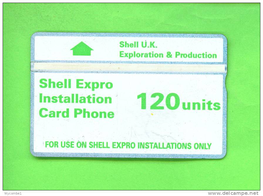 UK - Optical Phonecard For Oil/Gas Rig Use As Scan - Plateformes Pétrolières