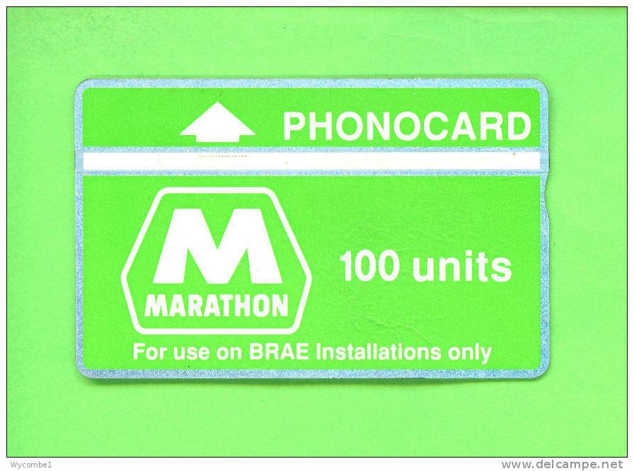 UK - Optical Phonecard For Oil/Gas Rig Use As Scan - Plateformes Pétrolières