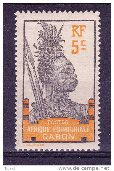 Gabon N°82 Neuf Charniere - Neufs