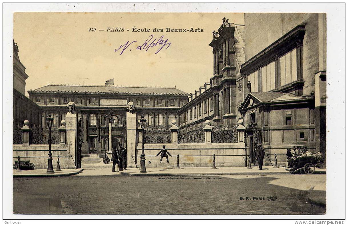 Q29 - PARIS - école Des Beaux-Arts (jolie Carte Animée) - Enseignement, Ecoles Et Universités