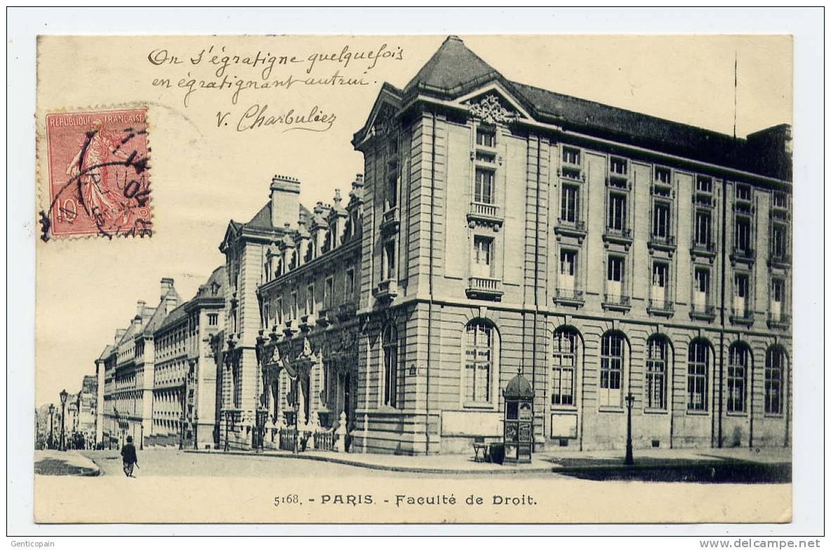 Q29 - PARIS - Faculté De Droit (1904) - Enseignement, Ecoles Et Universités