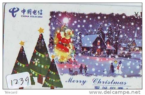 Télécarte  CHINE CHINA NOËL (1239) MERRY CHRISTMAS  Phonecard * Telefonkarte WEIHNACHTEN * KERST NAVIDAD * - Rusia