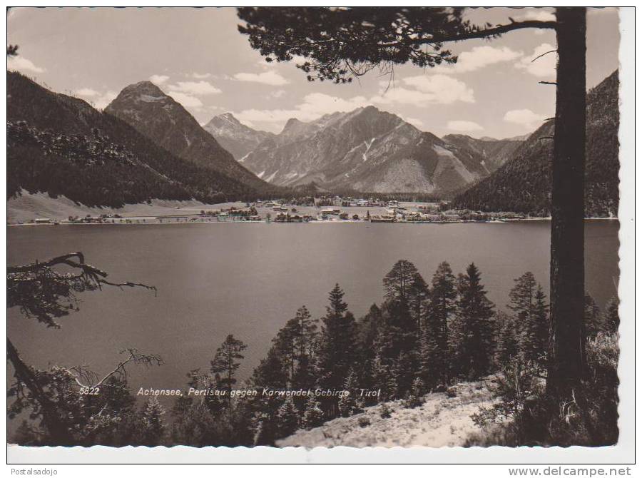 (OS812) ACHENSEE. PERTISAU GEGEN KARWENDEL GEBIRGE - Achenseeorte