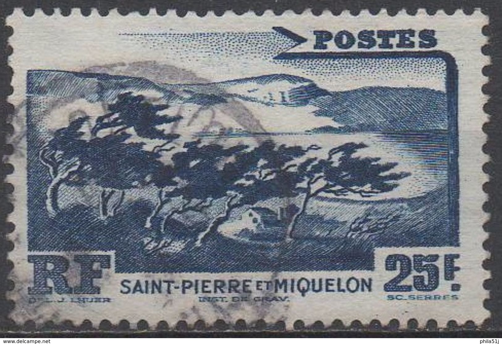 ST-PIERRE ET MIQUELON  N°343__OBL VOIR SCAN - Used Stamps