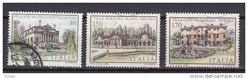 PGL - ITALY SASSONE N°1536/38 - 1971-80: Oblitérés