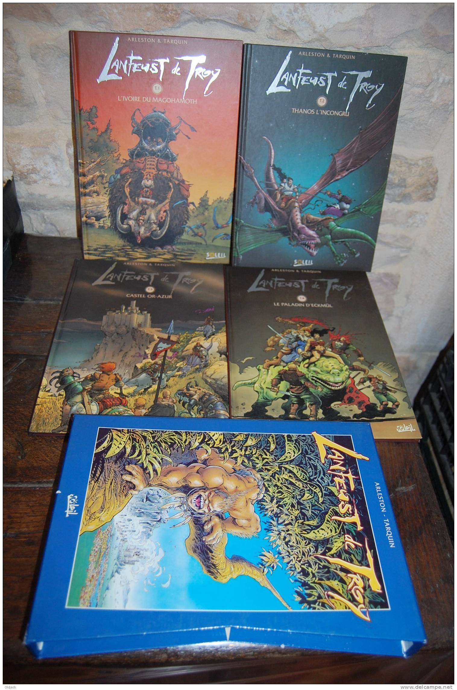 LANFEUST DE TROY Albums N°1 à 4 . Volumes Sous Coffret , ARLESTON - TARQUIN (col1b) - Lanfeust De Troy