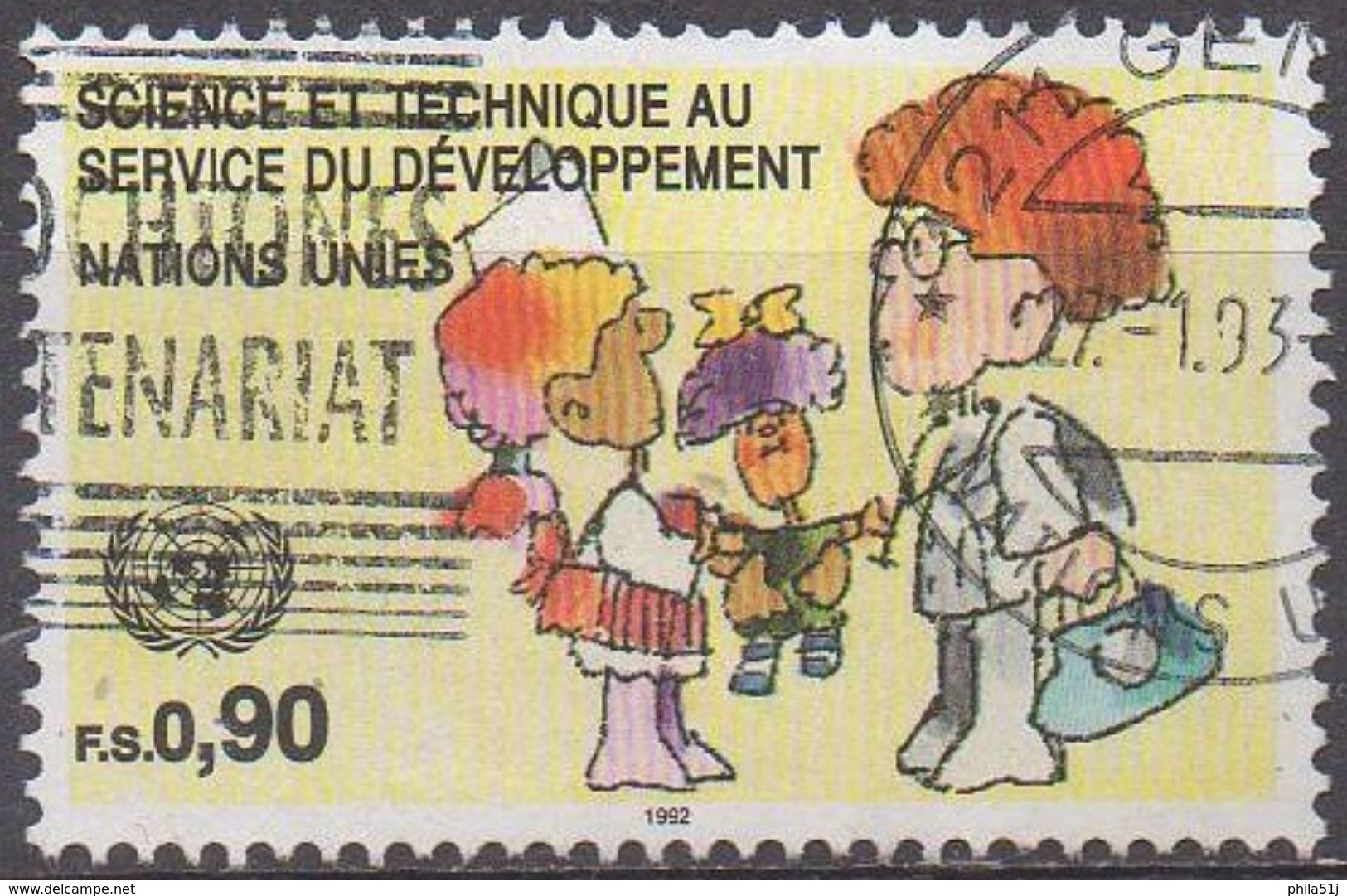 NATIONS  UNIES   N°233__OBL VOIR SCAN - Used Stamps