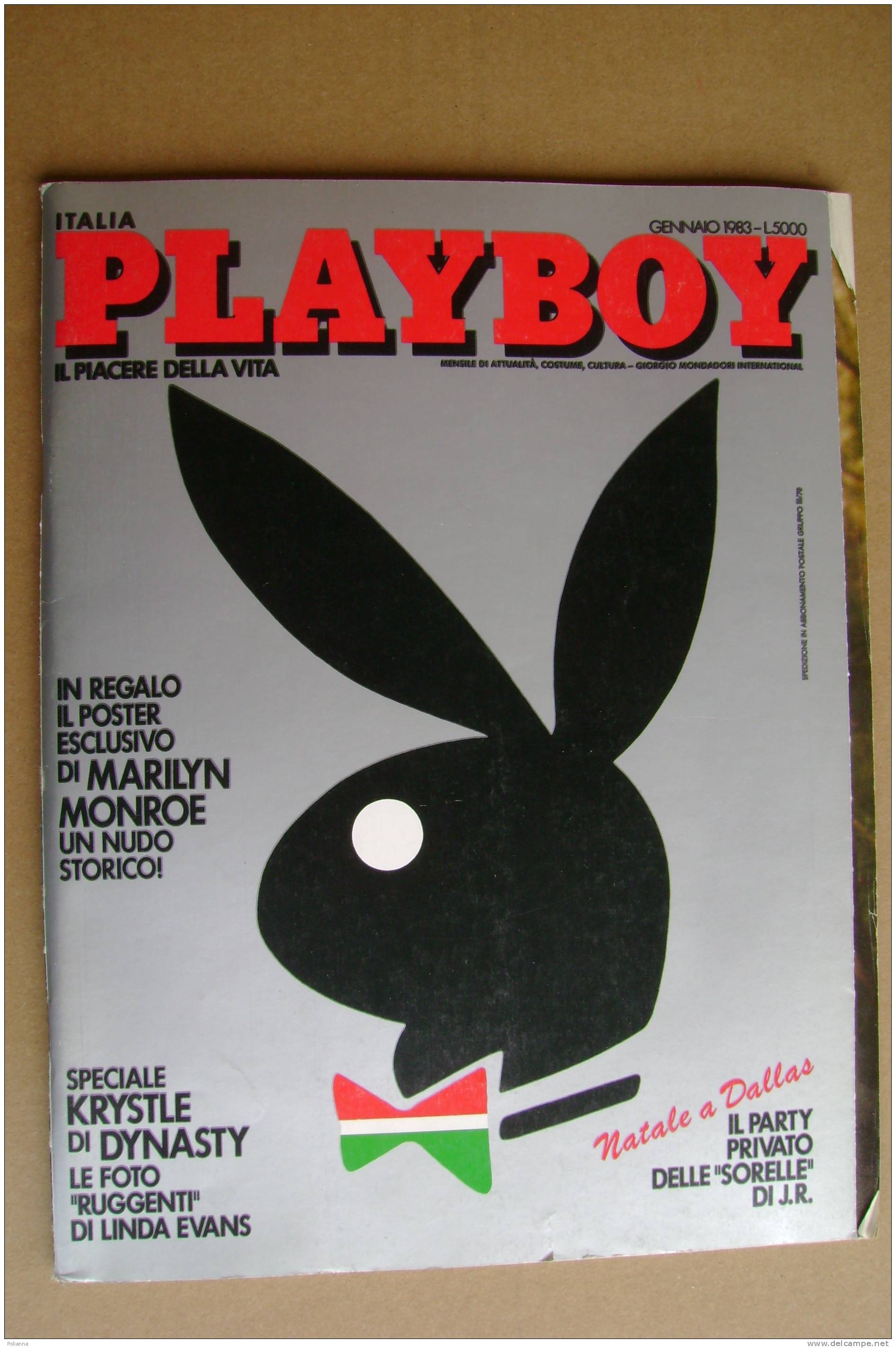 PAS/27 PLAYBOY N.1 1983/LINDA EVANS/foto HURRELL/M GRAVATTE/LANDERS, Star Di Dallas - Cinema