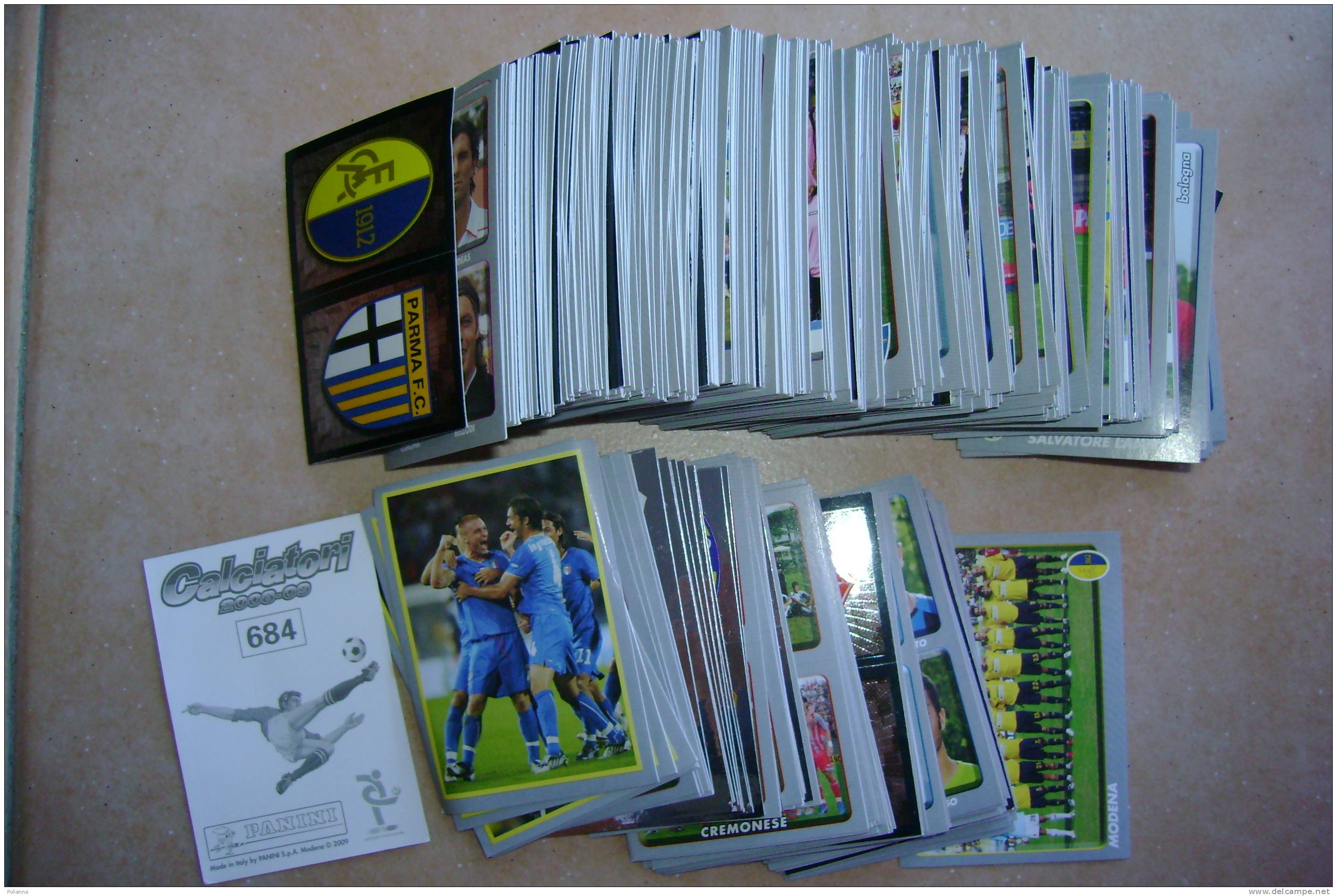 PAS/54 **489 FIGURINE CALCIO PANINI 2008/2009 Tutte Diverse** - Edizione Italiana