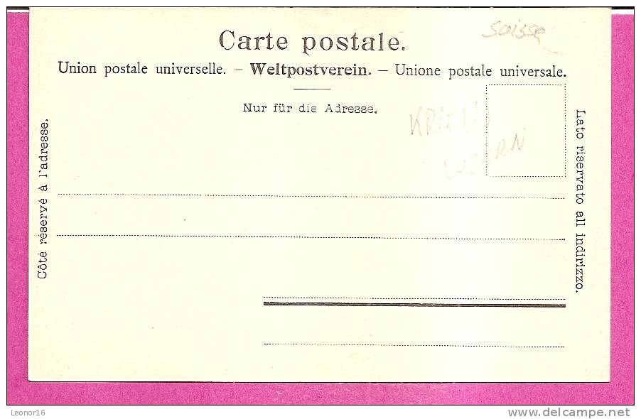 KRIENS   -   * PILATUS - HOTEL Mit  ESEL  *   -   Editeur : PHOTOGLOB  Aus Zürich  N°723 - Kriens