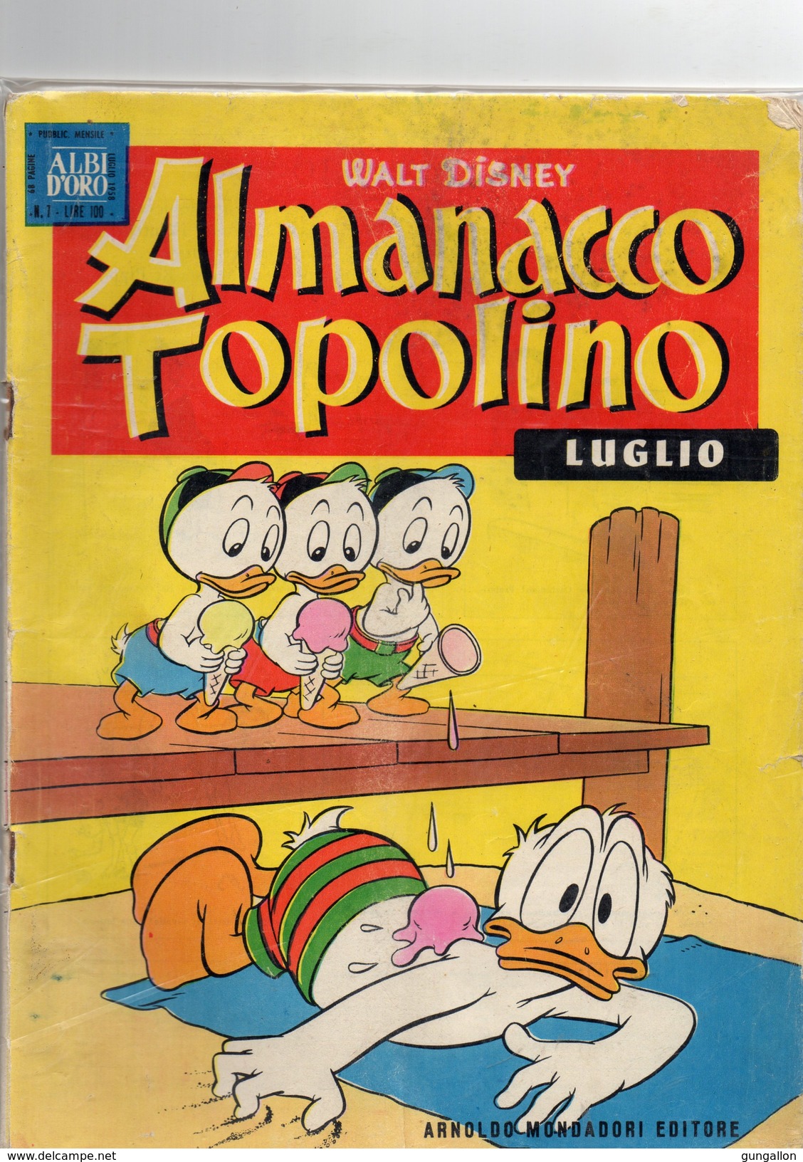 Almanacco Topolino (Mondadori 1958) N. 7 - Disney