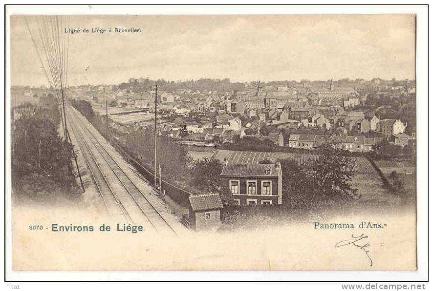 D7924 - Environs De Liège - Panorama D' Ans  *chemin De Fer* - Ans
