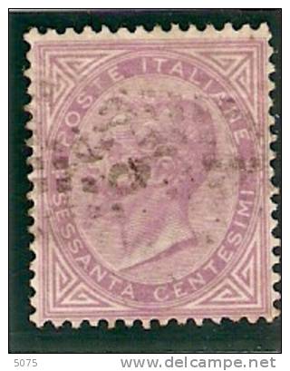 1863-77 Yvert 20obl 60cs Violet - Used