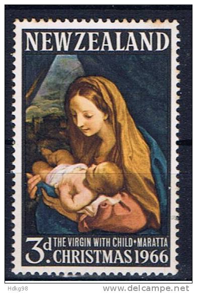 NZ+ Neuseeland 1966 Mi 453 Weihnachten - Oblitérés