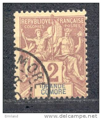 Komoren - Grande Comore 1897 - Michel Nr. 2 O - Other & Unclassified