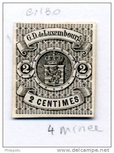 4 Neuf Mais Aminci    Sans Gomme Cote 130 E        TRES BEAU D´ASPECT - 1859-1880 Wappen & Heraldik